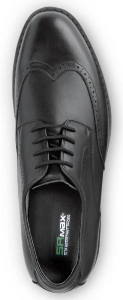 SR Max SRM3390 Durham, Men's, Black, Wingtip Dress Style, MaxTRAX Slip Resistant, Soft Toe Work Shoe 8 SR Max SRM3390 Durham, Men's, Black, Wingtip Dress Style, MaxTRAX Slip Resistant, Soft Toe Work Shoe -Reebok || Skechers || Wolverine Sales Store srm3390 top