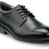 SR Max SRM3500 Arlington, Men's, Black, Dress Style, MaxTRAX Slip Resistant, Soft Toe Work Shoe