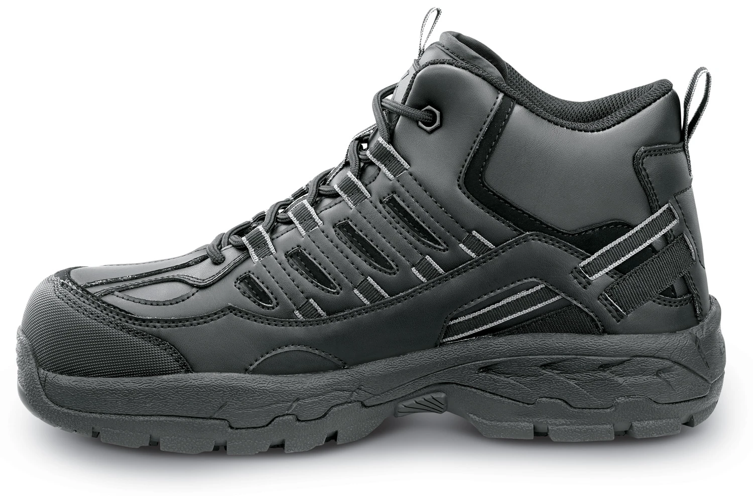 SR Max SRM479 Boone, Women's, Black, Hiker Style, Comp Toe, EH, MaxTRAX Slip Resistant, Work Shoe 3 SR Max SRM479 Boone, Women's, Black, Hiker Style, Comp Toe, EH, MaxTRAX Slip Resistant, Work Shoe - Image 3