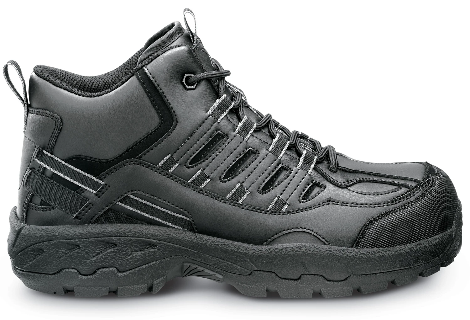 SR Max SRM479 Boone, Women's, Black, Hiker Style, Comp Toe, EH, MaxTRAX Slip Resistant, Work Shoe 2 SR Max SRM479 Boone, Women's, Black, Hiker Style, Comp Toe, EH, MaxTRAX Slip Resistant, Work Shoe - Image 2