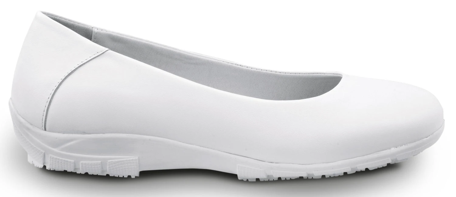 SR Max SRM544 Asheville, Women's, White, Dress Flat Style, MaxTRAX Slip Resistant, Soft Toe Work Shoe 1 SR Max SRM544 Asheville, Women's, White, Dress Flat Style, MaxTRAX Slip Resistant, Soft Toe Work Shoe