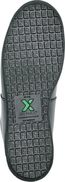 SR Max SRM641 Ashland, Women's, Black, Slip On Oxford Style, MaxTRAX Slip Resistant, Soft Toe Work Shoe -Reebok || Skechers || Wolverine Sales Store srm641 outsole