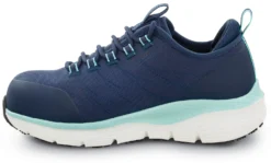 SKECHERS Work Arch Fit SSK108097NVAQ Sadie, Women's, Navy Aqua, Athletic Style, Alloy Toe, EH, MaxTRAX Slip Resistant, Work Shoe 7 SKECHERS Work Arch Fit SSK108097NVAQ Sadie, Women's, Navy Aqua, Athletic Style, Alloy Toe, EH, MaxTRAX Slip Resistant, Work Shoe -Reebok || Skechers || Wolverine Sales Store ssk108097nvaq inside