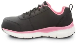 SKECHERS Work Arch Fit SSK108098BKPK Reagan, Women's, Black/Pink, Athletic Style, Alloy Toe, EH, MaxTRAX Slip Resistant, Work Shoe 7 SKECHERS Work Arch Fit SSK108098BKPK Reagan, Women's, Black/Pink, Athletic Style, Alloy Toe, EH, MaxTRAX Slip Resistant, Work Shoe -Reebok || Skechers || Wolverine Sales Store ssk108098bkpk.inside