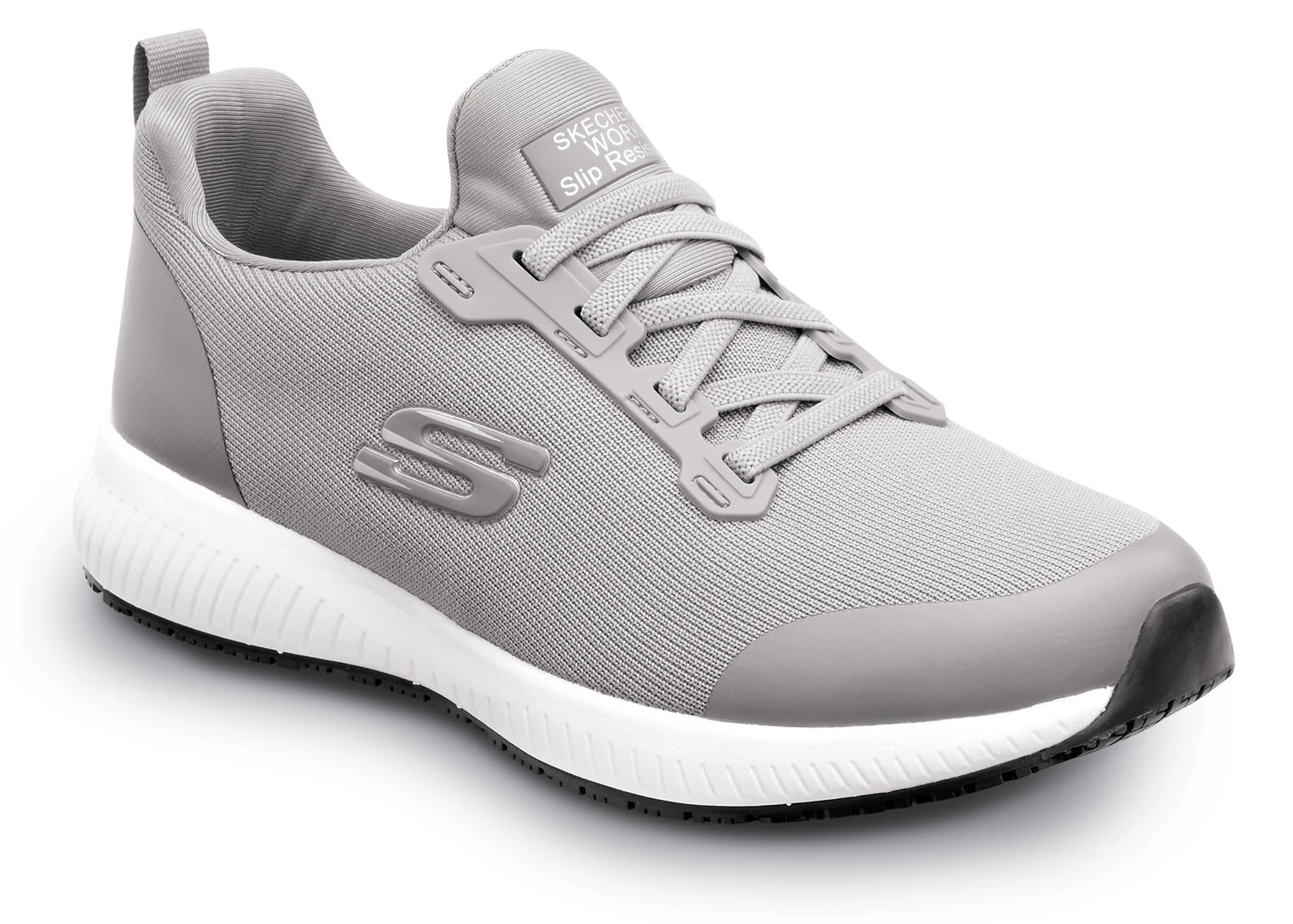 SKECHERS Work SSK108160GRY Emma, Women's, Grey, Soft Toe, MaxTRAX Slip Resistant, EH, Slip-On Athletic, Work Shoe 1 SKECHERS Work SSK108160GRY Emma, Women's, Grey, Soft Toe, MaxTRAX Slip Resistant, EH, Slip-On Athletic, Work Shoe