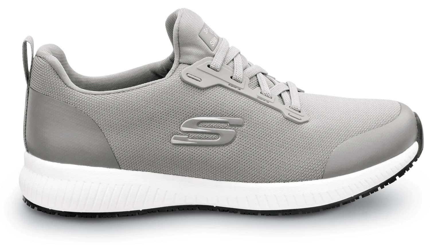 SKECHERS Work SSK108160GRY Emma, Women's, Grey, Soft Toe, MaxTRAX Slip Resistant, EH, Slip-On Athletic, Work Shoe 2 SKECHERS Work SSK108160GRY Emma, Women's, Grey, Soft Toe, MaxTRAX Slip Resistant, EH, Slip-On Athletic, Work Shoe - Image 2