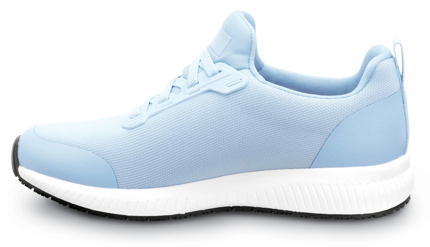 SKECHERS Work SSK108160LTBL Emma, Women's, Light Blue, Soft Toe, MaxTRAX Slip Resistant, EH, Slip-On Athletic, Work Shoe 3 SKECHERS Work SSK108160LTBL Emma, Women's, Light Blue, Soft Toe, MaxTRAX Slip Resistant, EH, Slip-On Athletic, Work Shoe - Image 3