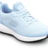 SKECHERS Work SSK108160LTBL Emma, Women's, Light Blue, Soft Toe, MaxTRAX Slip Resistant, EH, Slip-On Athletic, Work Shoe