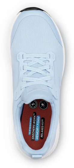 SKECHERS Work SSK108160LTBL Emma, Women's, Light Blue, Soft Toe, MaxTRAX Slip Resistant, EH, Slip-On Athletic, Work Shoe 8 SKECHERS Work SSK108160LTBL Emma, Women's, Light Blue, Soft Toe, MaxTRAX Slip Resistant, EH, Slip-On Athletic, Work Shoe -Reebok || Skechers || Wolverine Sales Store ssk108160ltbl top