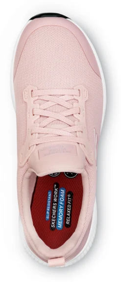 SKECHERS Work SSK108160PNK Emma, Women's, Pink, Soft Toe, MaxTRAX Slip Resistant, EH, Slip-On Athletic, Work Shoe -Reebok || Skechers || Wolverine Sales Store ssk108160pnk top