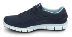 SKECHERS Work SSK405NVAQ Stacey, Women's, Navy/Aqua, Athletic Style, MaxTRAX Slip Resistant, Soft Toe Work Shoe 7 SKECHERS Work SSK405NVAQ Stacey, Women's, Navy/Aqua, Athletic Style, MaxTRAX Slip Resistant, Soft Toe Work Shoe -Reebok || Skechers || Wolverine Sales Store ssk405nvaq inside