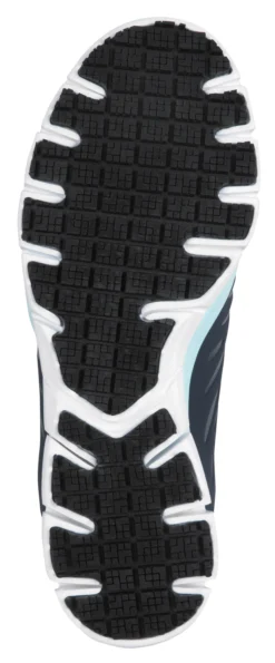 SKECHERS Work SSK405NVAQ Stacey, Women's, Navy/Aqua, Athletic Style, MaxTRAX Slip Resistant, Soft Toe Work Shoe 9 SKECHERS Work SSK405NVAQ Stacey, Women's, Navy/Aqua, Athletic Style, MaxTRAX Slip Resistant, Soft Toe Work Shoe -Reebok || Skechers || Wolverine Sales Store ssk405nvaq outsole