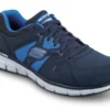 SKECHERS Work SSK606NVBL Larry, Men's, Navy, Athletic Style, Alloy Toe, EH, MaxTRAX Slip Resistant, Work Shoe