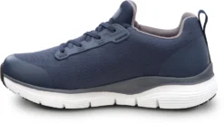 SKECHERS Work Arch Fit SSK8038NVY Jake, Men's, Navy, Slip On Athletic Style, MaxTRAX Slip Resistant, Soft Toe Work Shoe -Reebok || Skechers || Wolverine Sales Store ssk8038nvy inside left flipped