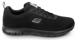 SKECHERS Work SSK8174BLK Ava, Women's, Black, Athletic Style, MaxTRAX Slip Resistant, Soft Toe Work Shoe -Reebok || Skechers || Wolverine Sales Store ssk8174blk side