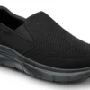 SKECHERS Work SSK8175BLK Ella, Women's, Black, Slip On Athletic Style, MaxTRAX Slip Resistant, Soft Toe Work Shoe