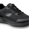 SKECHERS Work SSK8347BLK Jenny, Women's, Black, Athletic Style, MaxTRAX Slip Resistant, Soft Toe Work Shoe