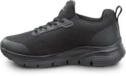 SKECHERS Work Arch Fit SSK8435BLK Serena, Women's, Black, Slip On Athletic Style, MaxTRAX Slip Resistant, Soft Toe Work Shoe -Reebok || Skechers || Wolverine Sales Store ssk8435blk inside