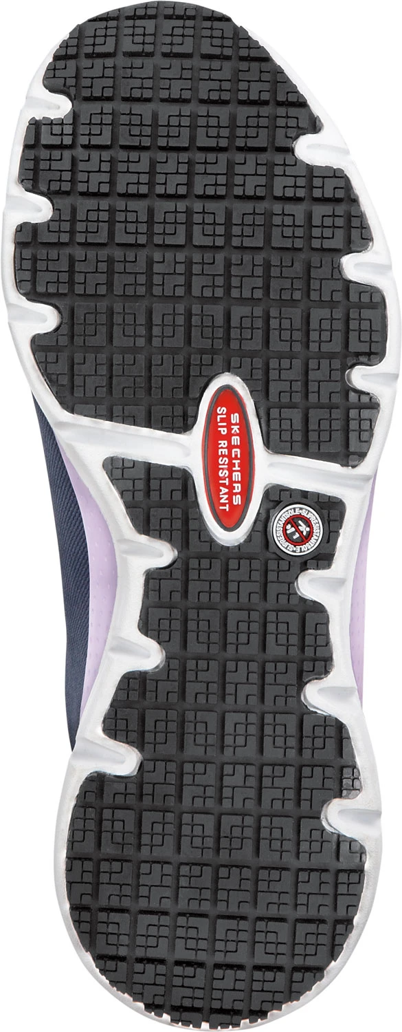 SKECHERS Work Arch Fit SSK8435NVY Serena, Women's, Navy, Slip On Athletic Style, MaxTRAX Slip Resistant, Soft Toe Work Shoe 5 SKECHERS Work Arch Fit SSK8435NVY Serena, Women's, Navy, Slip On Athletic Style, MaxTRAX Slip Resistant, Soft Toe Work Shoe - Image 5