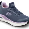 SKECHERS Work Arch Fit SSK8435NVY Serena, Women's, Navy, Slip On Athletic Style, MaxTRAX Slip Resistant, Soft Toe Work Shoe