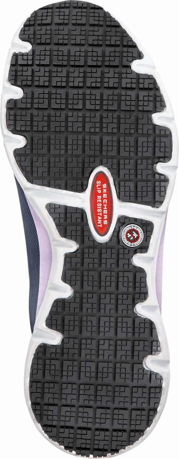 SKECHERS Work Arch Fit SSK8436NVY Leslie, Women's, Navy, Slip On Athletic Style, Alloy Toe, MaxTRAX Slip Resistant, Work Shoe 5 SKECHERS Work Arch Fit SSK8436NVY Leslie, Women's, Navy, Slip On Athletic Style, Alloy Toe, MaxTRAX Slip Resistant, Work Shoe - Image 5