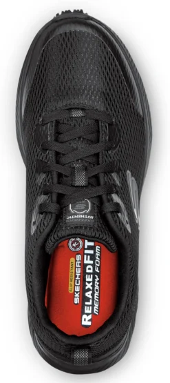 SKECHERS Work SSK9149BLK Jason, Men's, Black, Soft Toe, Slip Resistant Athletic -Reebok || Skechers || Wolverine Sales Store ssk9149blk top