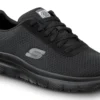 SKECHERS Work SSK9159BLK Luke, Men's, Black, Soft Toe, EH, Slip Resistant Lace Up Athletic