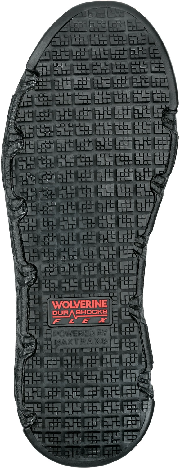 Wolverine SWW080149 Rev Vent UltraSpring, Men's, Black, MaxTRAX Slip Resistant, Soft Toe, EH, Hi-Top Athletic Work Shoe 5 Wolverine SWW080149 Rev Vent UltraSpring, Men's, Black, MaxTRAX Slip Resistant, Soft Toe, EH, Hi-Top Athletic Work Shoe - Image 5