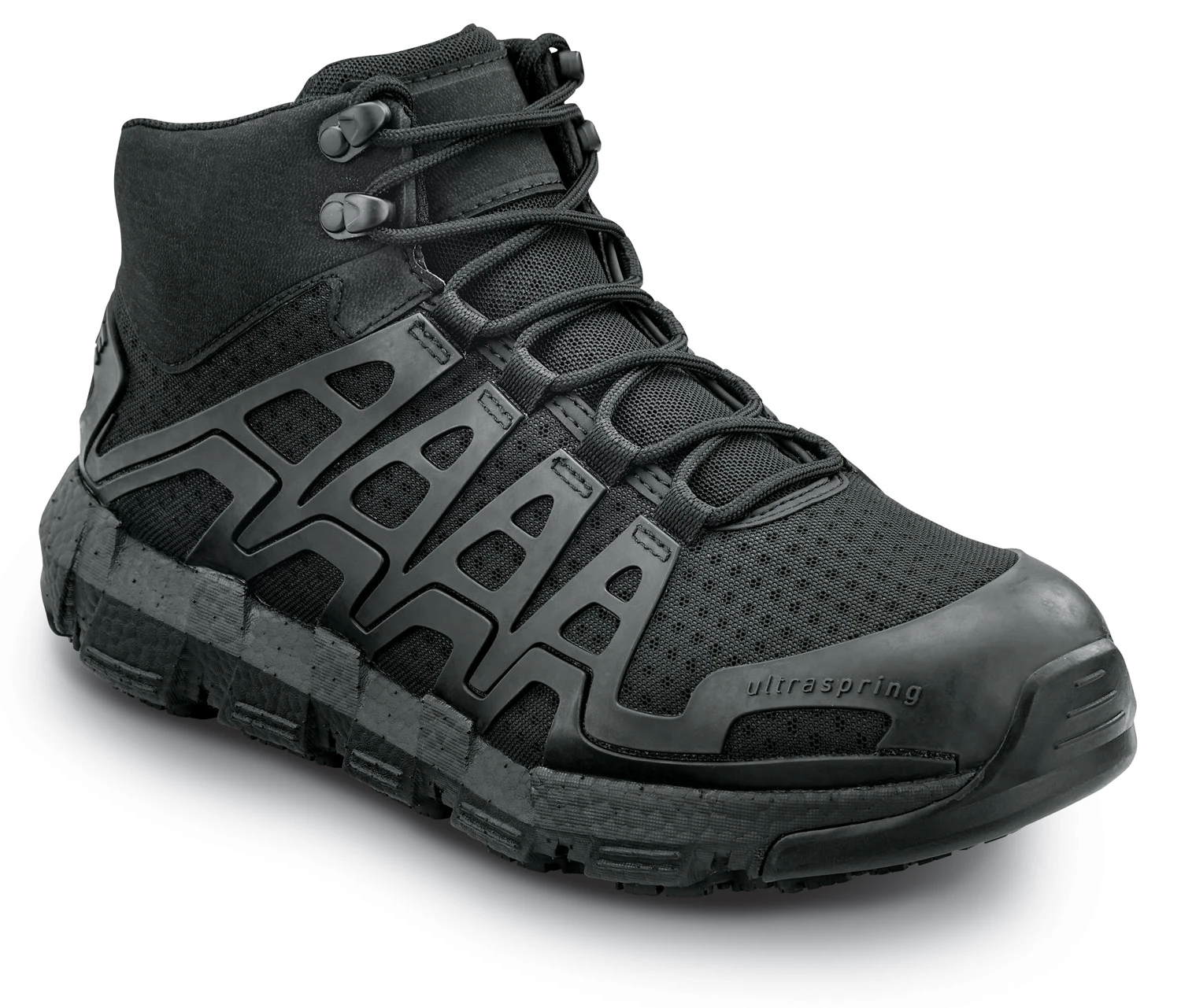 Wolverine SWW080149 Rev Vent UltraSpring, Men's, Black, MaxTRAX Slip Resistant, Soft Toe, EH, Hi-Top Athletic Work Shoe 1 Wolverine SWW080149 Rev Vent UltraSpring, Men's, Black, MaxTRAX Slip Resistant, Soft Toe, EH, Hi-Top Athletic Work Shoe