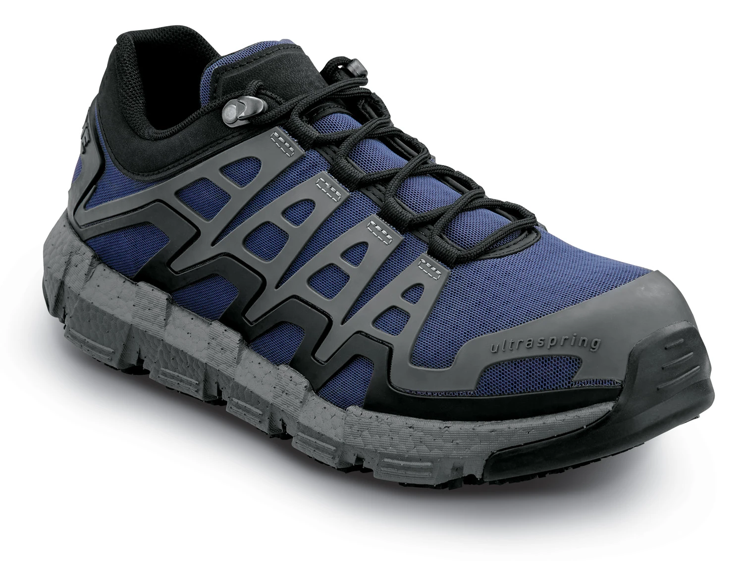 Wolverine SWW081005 Rev Vent UltraSpring, Men's, Navy, MaxTRAX Slip Resistant, Comp Toe, EH, Athletic Work Shoe 1 Wolverine SWW081005 Rev Vent UltraSpring, Men's, Navy, MaxTRAX Slip Resistant, Comp Toe, EH, Athletic Work Shoe