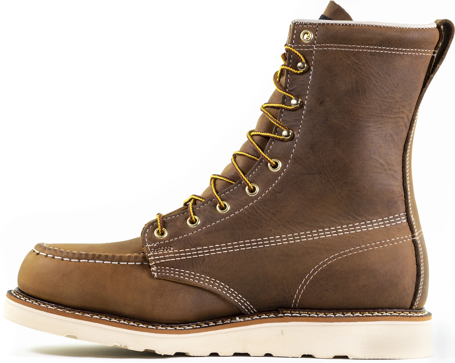 Thorogood TG804-4478 Men's, Brown, Steel Toe, EH, 8 Inch Boot 2 Thorogood TG804-4478 Men's, Brown, Steel Toe, EH, 8 Inch Boot - Image 2