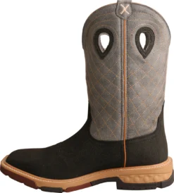 Twisted X TWMXBA002 Men's, Brown/Grey, Alloy Toe, EH, 12 Inch, Pull On Boot -Reebok || Skechers || Wolverine Sales Store twmxba002 inside