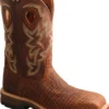 Twisted X TWMXBN001 Men's, Tan/Tan, Nano Toe, EH, 12 Inch, Pull On Boot