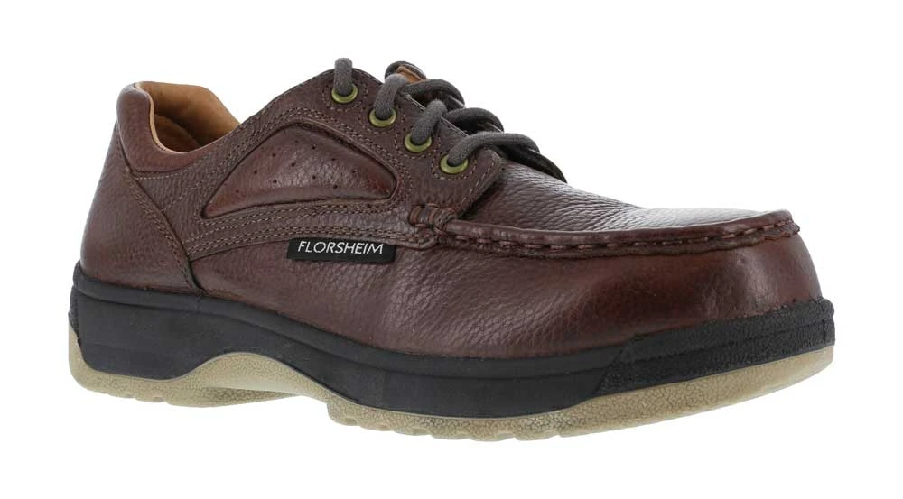 Florsheim WGFS2400 Dark Brown, Men's, Non-Metallic Composite Toe, SD Eurocasual Moc Toe Oxford 1 Florsheim WGFS2400 Dark Brown, Men's, Non-Metallic Composite Toe, SD Eurocasual Moc Toe Oxford