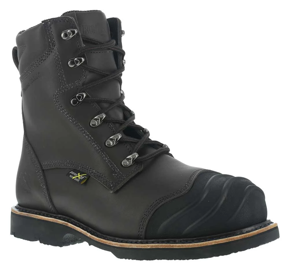 Iron Age WGIA0120 Men's Black, Comp Toe, EH, Internal Met Guard, 8 Inch, Smelter's Boot 1 Iron Age WGIA0120 Men's Black, Comp Toe, EH, Internal Met Guard, 8 Inch, Smelter's Boot