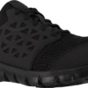 Reebok Work WGIB4039 Sublite Cushion Work, Men's, Black, Comp Toe, SD, PR Athletic