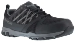 Reebok Work WGRB4015 Sublite Work, Men's, Black/Grey, Soft Toe, SD, Athletic Oxford