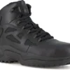 Reebok Work WGRB8674 Rapid Response, Men's, Black, Comp Toe, EH, 6 Inch, Stealth Boot