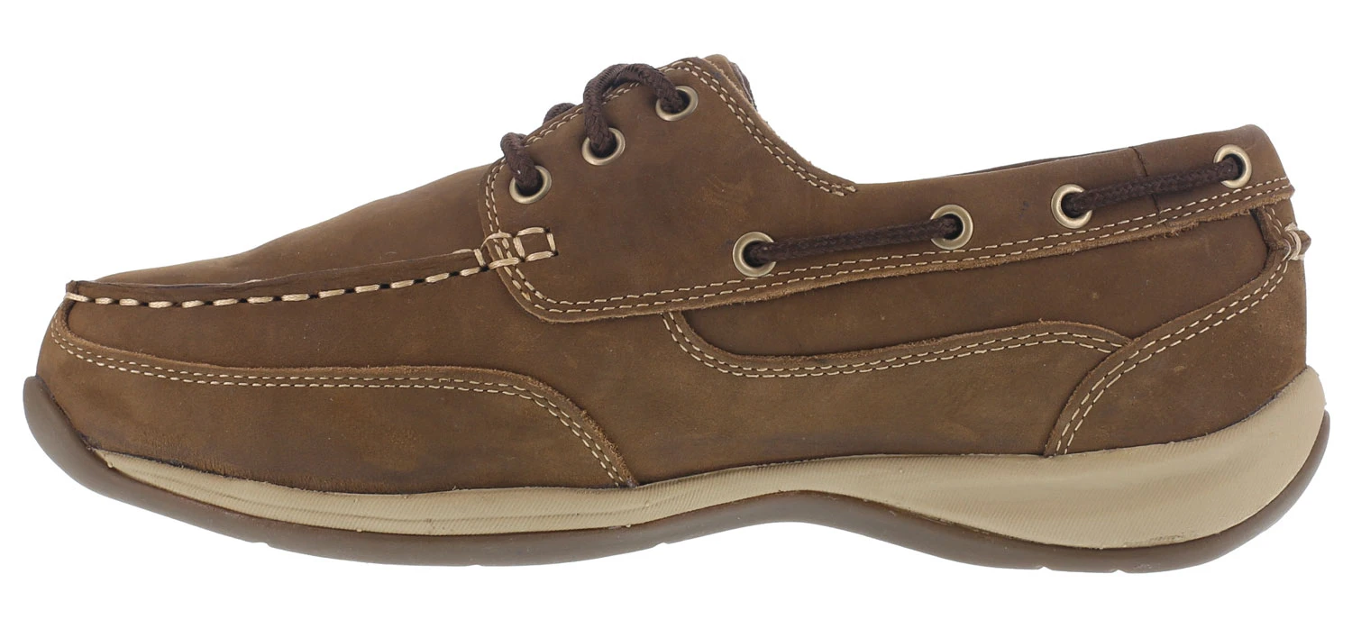 Rockport WGRK634 Sailing Club, Women's, Brown, Steel Toe, EH, Mt, Boat Shoe 3 Rockport WGRK634 Sailing Club, Women's, Brown, Steel Toe, EH, Mt, Boat Shoe - Image 3