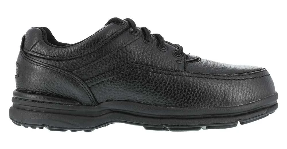 Rockport Works WGRK6761 Black Steel Toe, SD, Men's World Tour 5 Eye Tie Casual Moc Toe Oxford 2 Rockport Works WGRK6761 Black Steel Toe, SD, Men's World Tour 5 Eye Tie Casual Moc Toe Oxford - Image 2