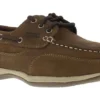 Rockport Works WGRK676 Brown Steel Toe, EH, Women's Sailing Club 3 Eye Boat Shoe