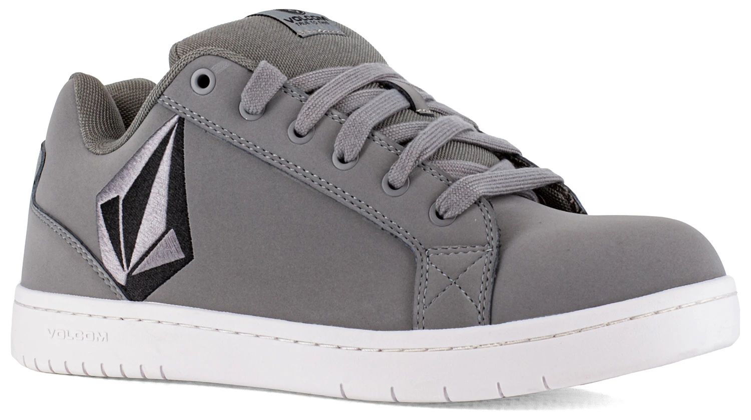 Volcom WGVM30468 Stone Men's, Grey/Black, Comp Toe, EH, Slip Resistant, Skate Style, Work Shoe 1 Volcom WGVM30468 Stone Men's, Grey/Black, Comp Toe, EH, Slip Resistant, Skate Style, Work Shoe