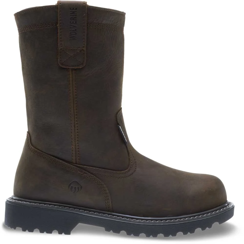 Wolverine WW10680 Floorhand Welly Men's, Brown, Steel Toe, EH, WP, Pull On Boot 2 Wolverine WW10680 Floorhand Welly Men's, Brown, Steel Toe, EH, WP, Pull On Boot - Image 2