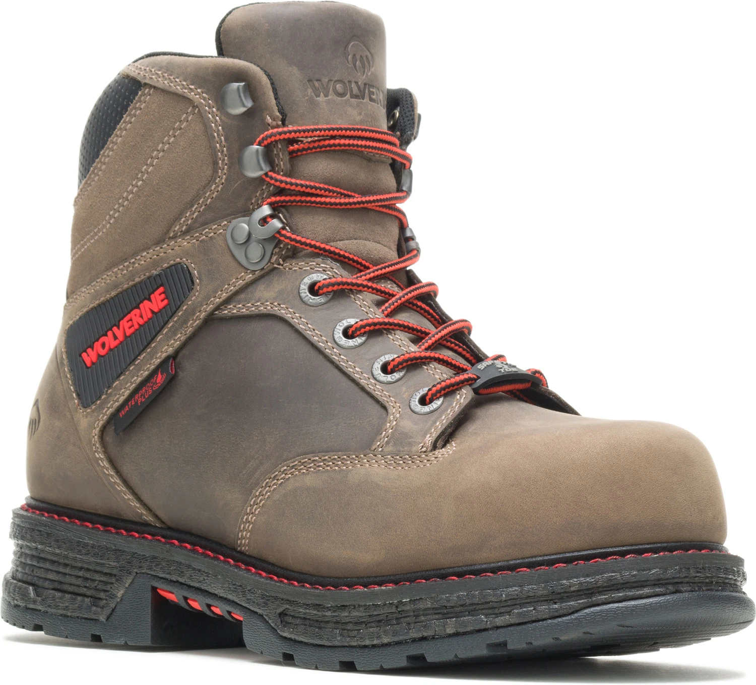 Wolverine WW201174 Hellcat UltraSpring, Men's, Brown, Comp Toe, EH, WP, 6 Inch Work Boot 1 Wolverine WW201174 Hellcat UltraSpring, Men's, Brown, Comp Toe, EH, WP, 6 Inch Work Boot