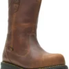 Wolverine WW201178 Hellcat UltraSpring, Men's, Brown, Comp Toe, EH, WP, Pull On Boot