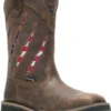 Wolverine WW201218 Rancher Claw, Men's, Brown, Steel Toe, EH, WP, 10 Inch Pull On Boot