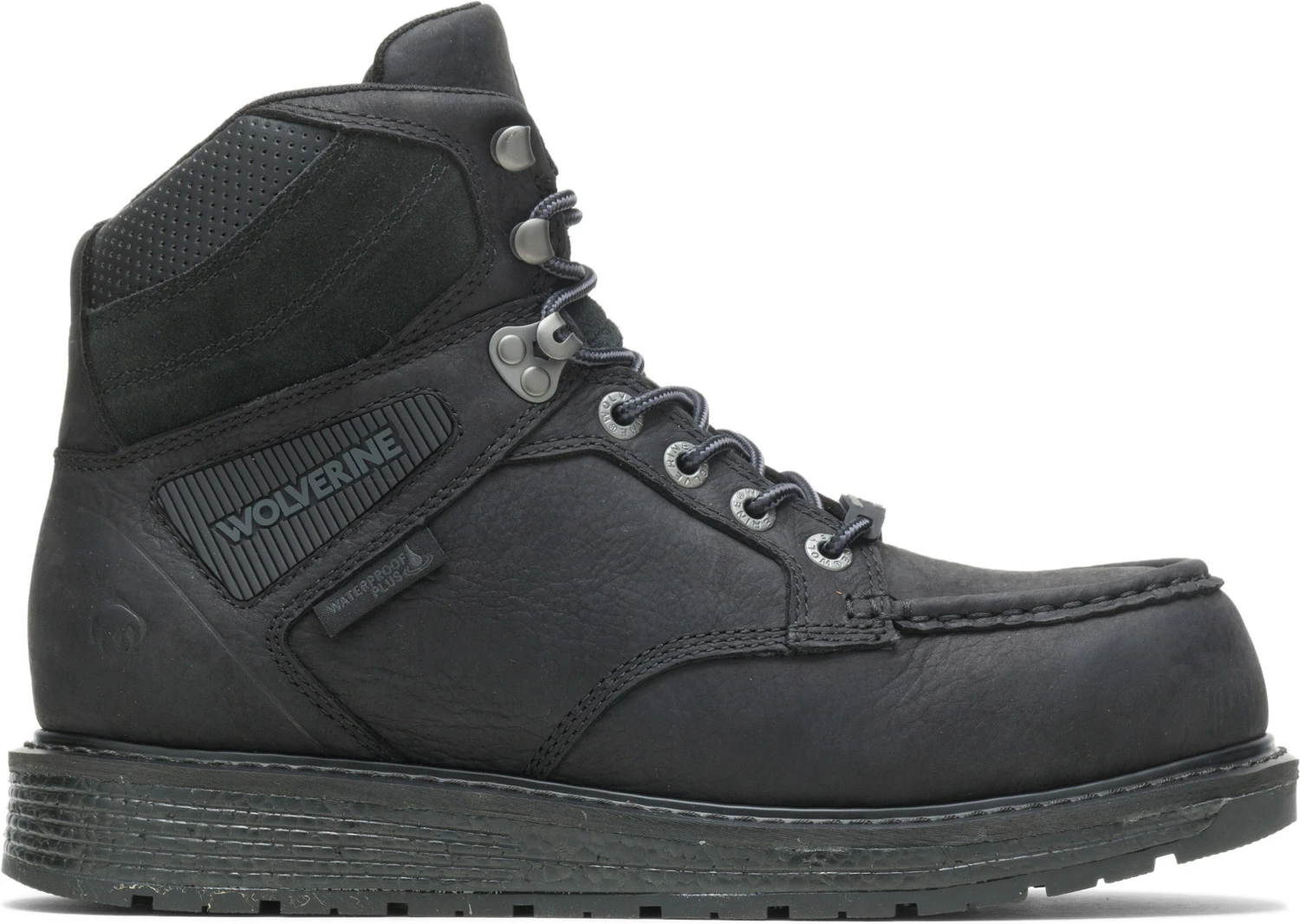 Wolverine WW210000 Hellcat UltraSpring, Men's, Black, Soft Toe, 6 Inch, Work Boot 2 Wolverine WW210000 Hellcat UltraSpring, Men's, Black, Soft Toe, 6 Inch, Work Boot - Image 2