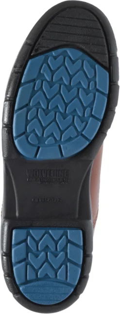 Wolverine DuraShocks SR WW3120 Brown Steel Toe, Electrical Hazard Men's 6 Inch Work Boot -Reebok || Skechers || Wolverine Sales Store ww3120 2020 update outsole