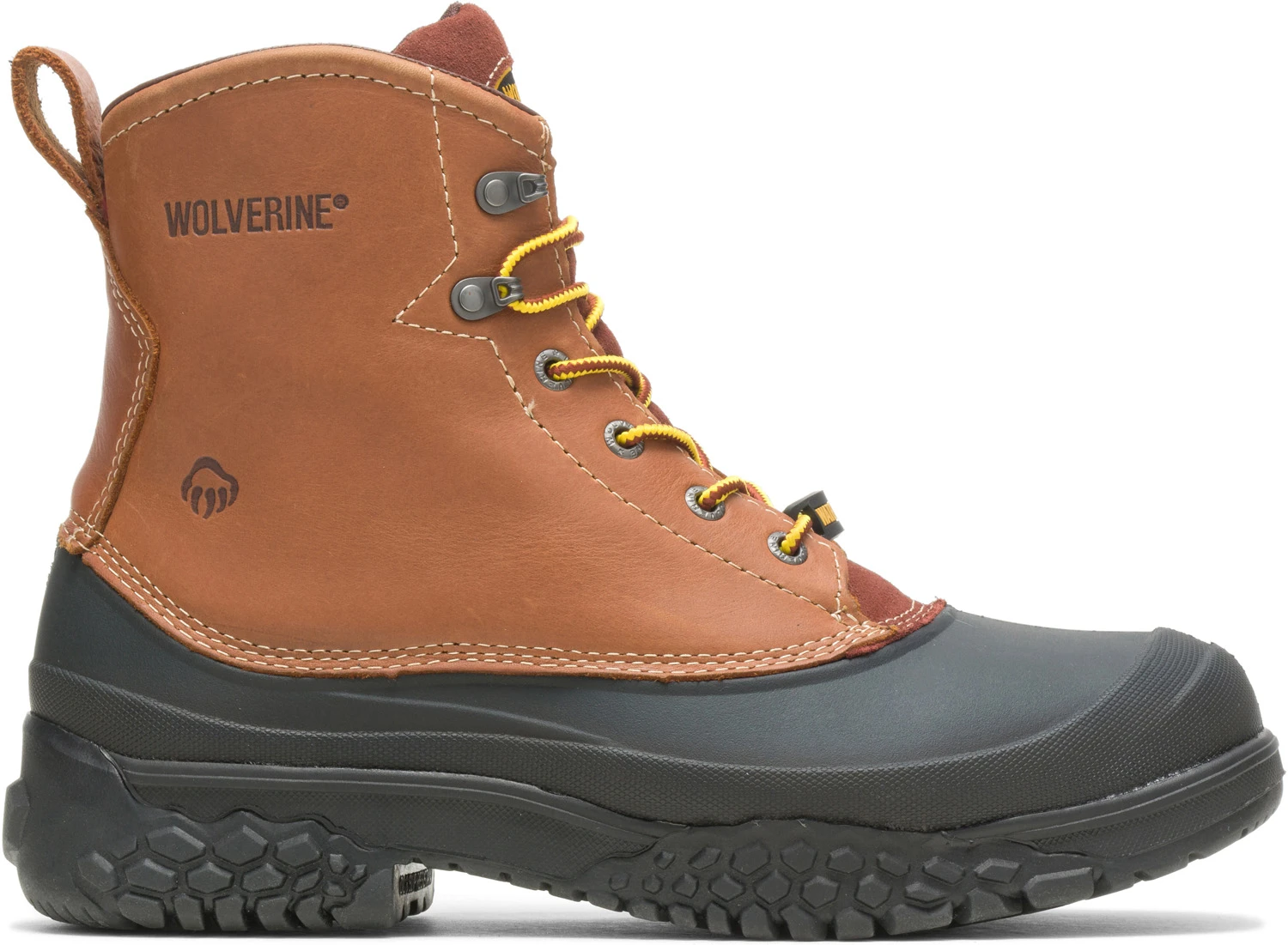 Wolverine WW5698 SwampMonster Brown, Steel Toe, EH, Waterproof Men's 6 Inch Work Boot 2 Wolverine WW5698 SwampMonster Brown, Steel Toe, EH, Waterproof Men's 6 Inch Work Boot - Image 2