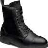 Xena Workwear XESPBL1 Women's Spice Safety Boot, Jet Black, Steel Toe, Side Zipper